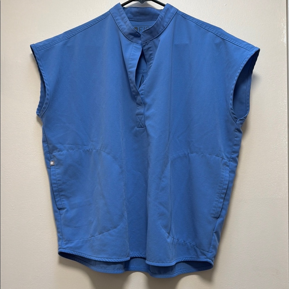 Cecil Blue Rafael Scrub Top